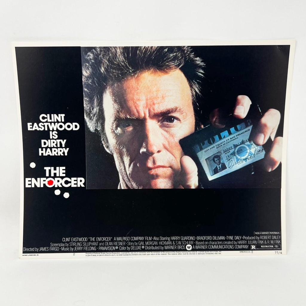 Clint Eastwood Is Dirty Harry The Enforcer Collectible movie Lobby Card set of 8