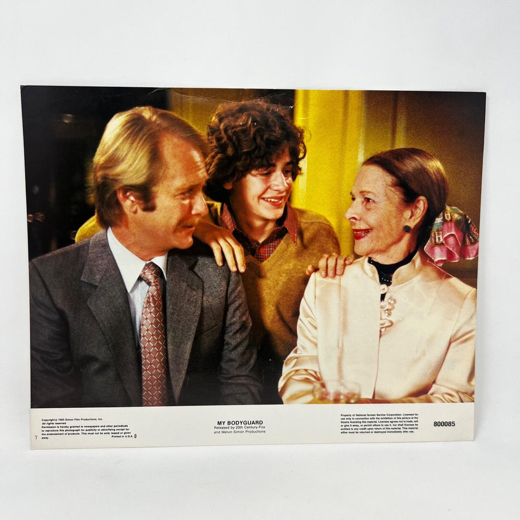 1980 My Bodyguard Century Fox Collectible movie Lobby Card No.7