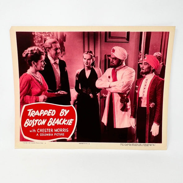 1948 Trapped By Boston Blackie Original Movie Lobby Card