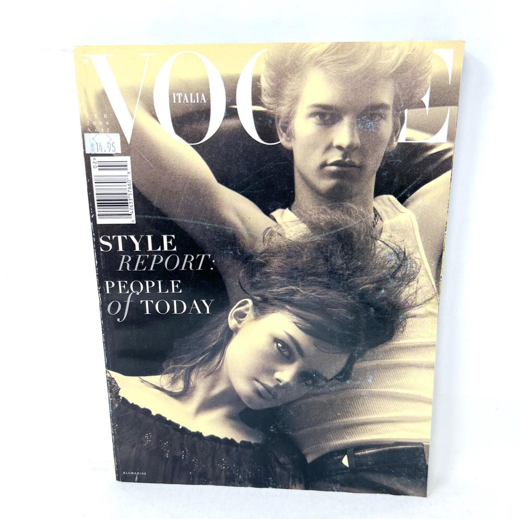 VOGUE ITALIA Magazine February 2004 Lisa Cant Trentini Caroline 642