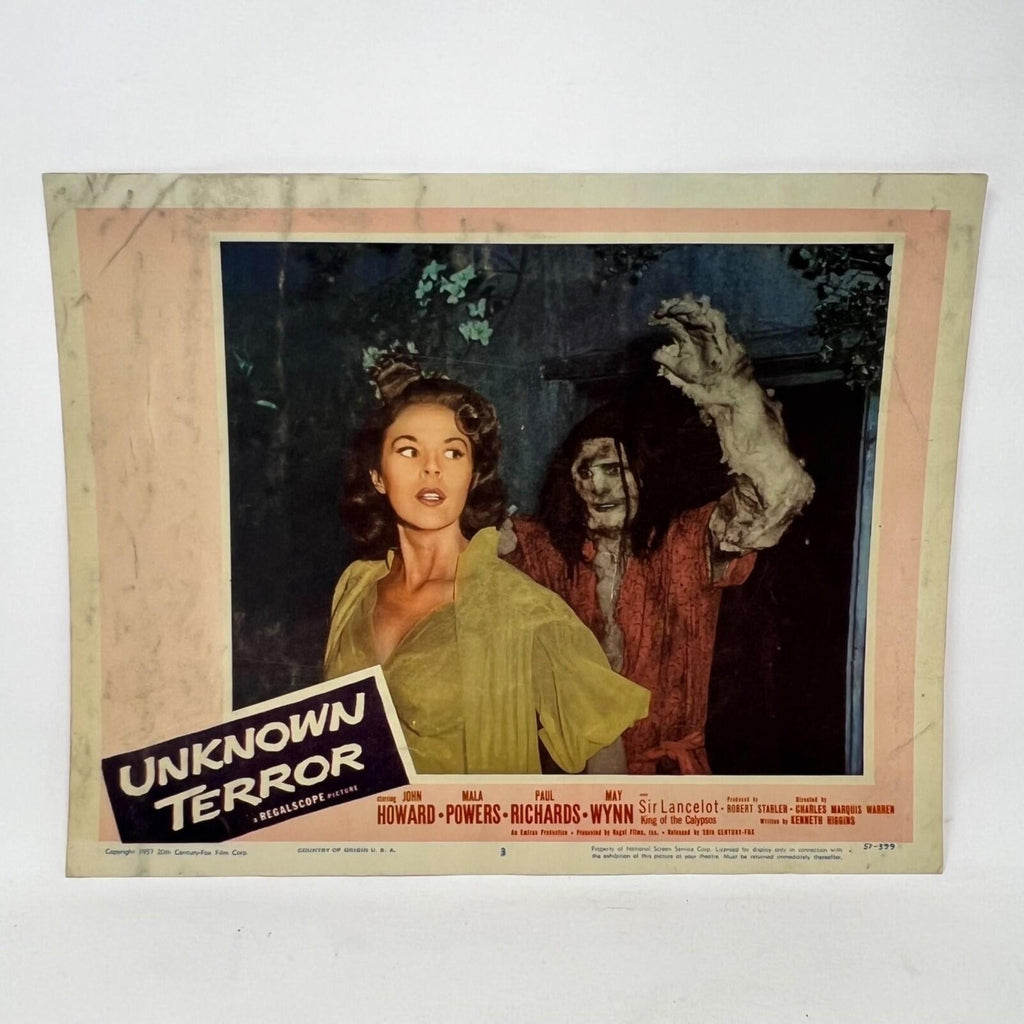 1957 Unknown Terror  Movie Lobby Card No.3