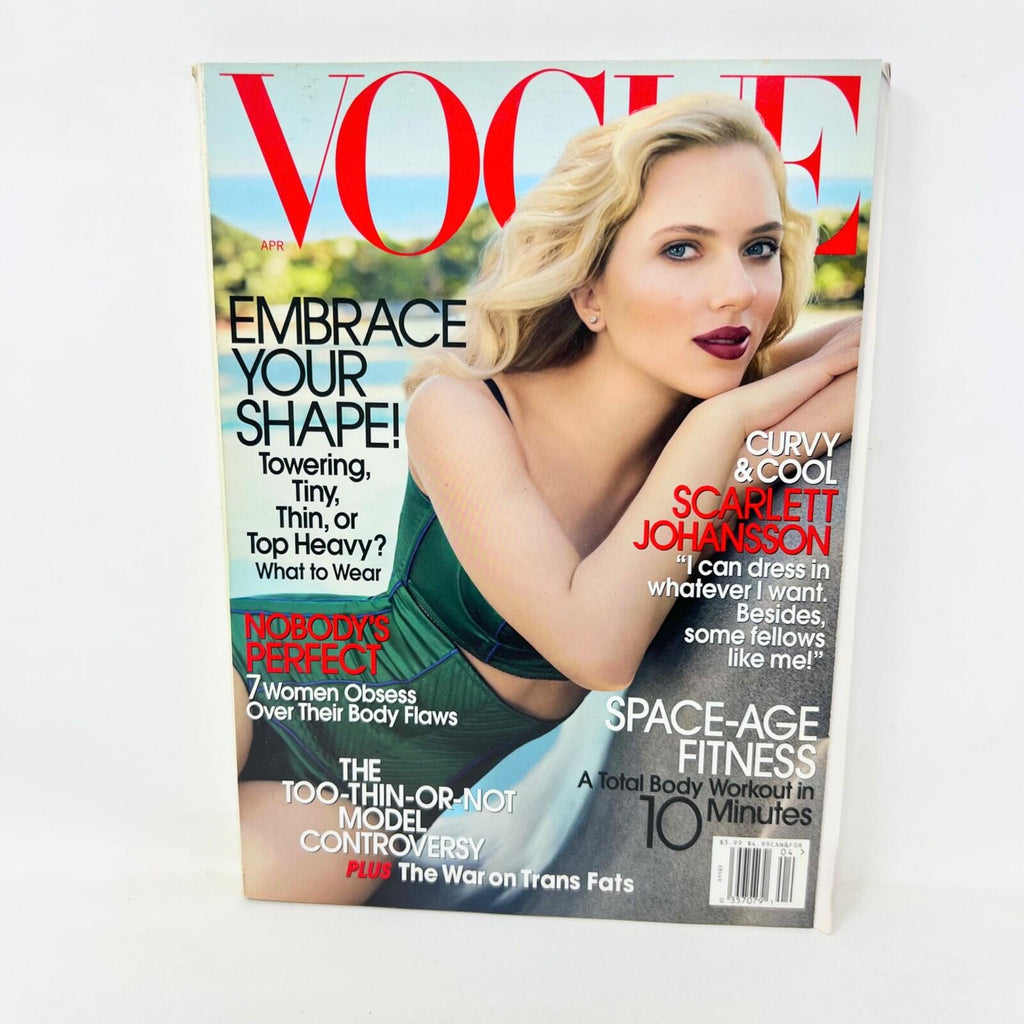 Vogue Magazine April, 2007 Scarlett Johansson Cover