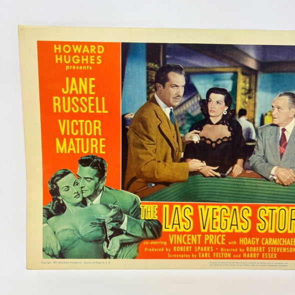 1952 The Las Vegas Story Movie Lobby Card Jane Russell Victor Mature  (A)
