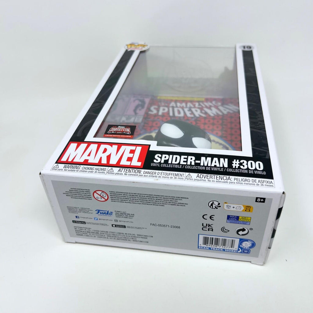 Funko Pop Comic Cover THE AMAZING SPIDER-MAN BLACK SUIT 300 Exclusive Marvel 19