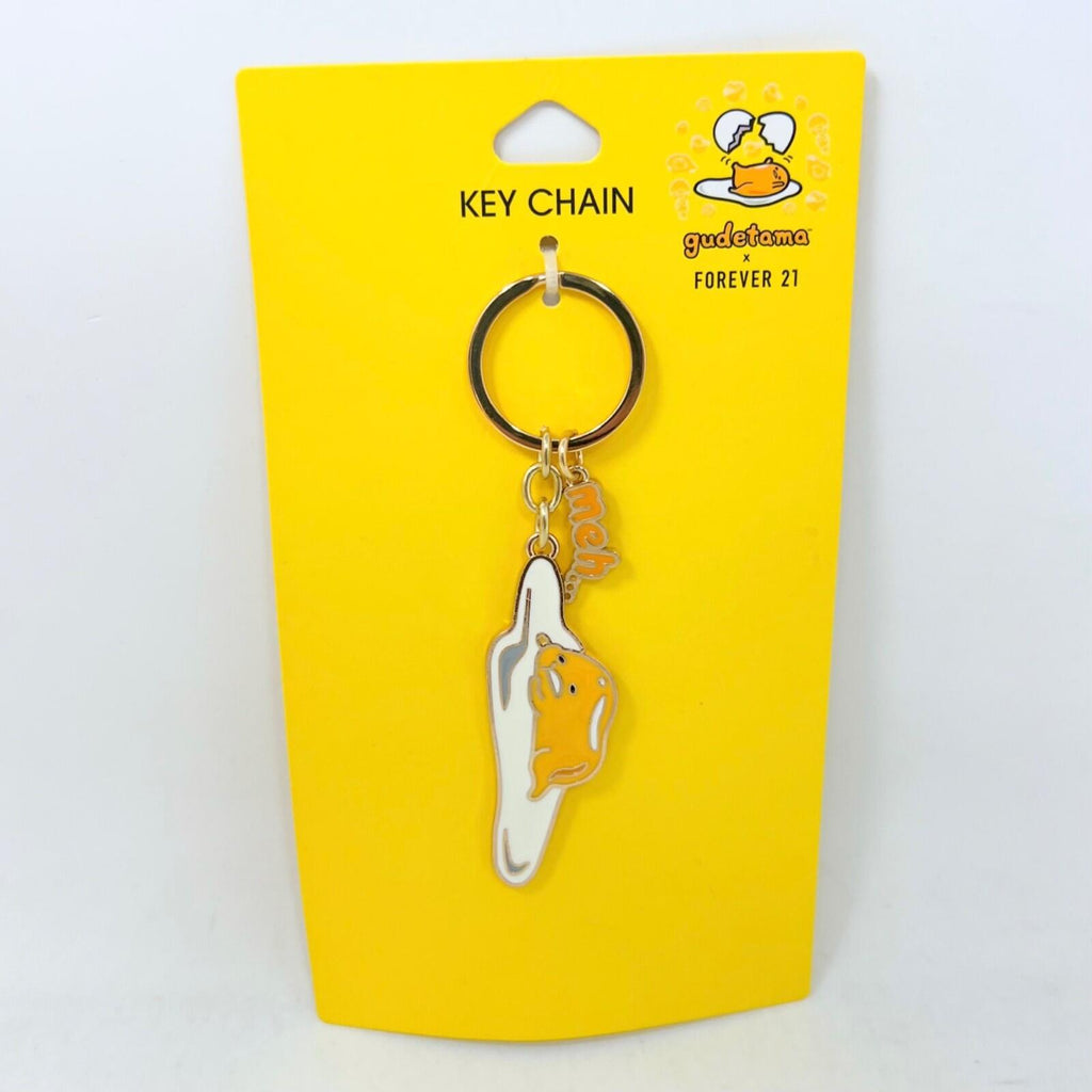 Gudetama Chopsticks Enamel Metal Keychain Sanrio Licensed NEW