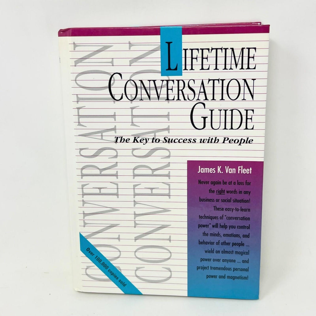 Lifetime Conversation Guide by James K. Van Fleet (1984, Hardcover)