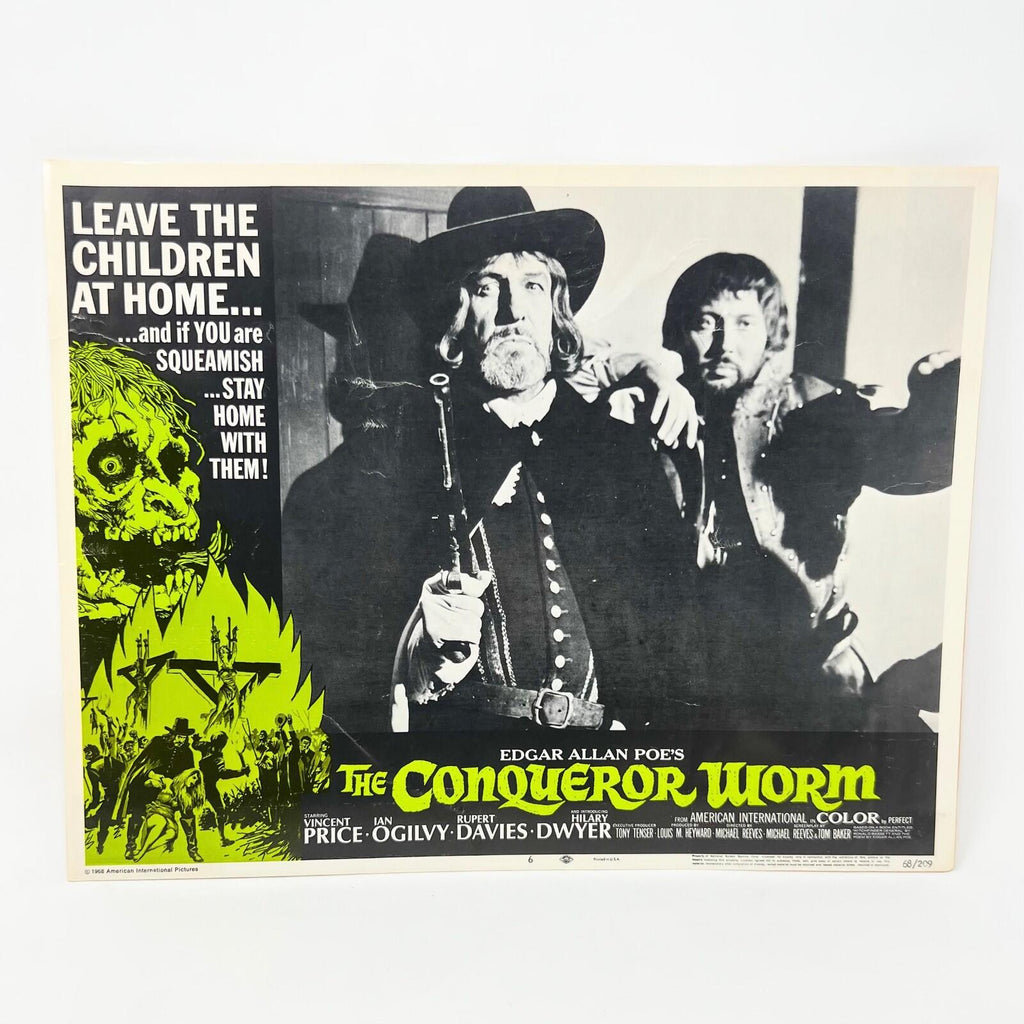 1968 The Conqueror Worm Collectible movie Lobby Card No.6