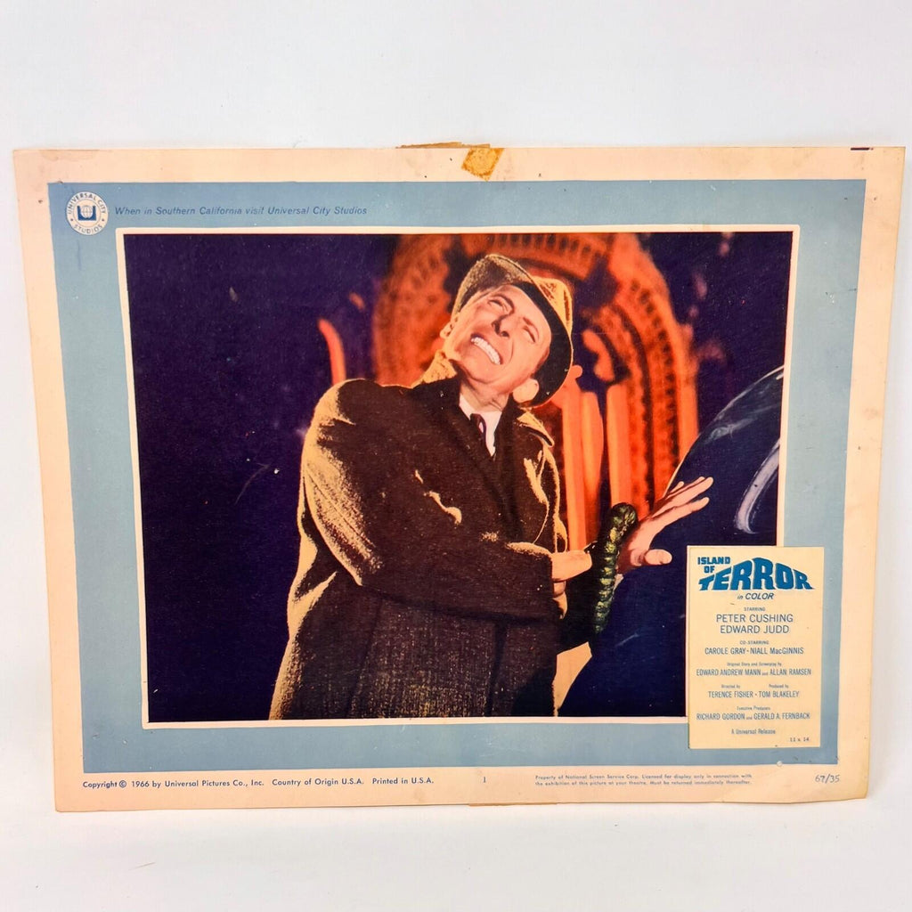 1966 Island Of Terror In Color Original Movie Lobby Card No.1