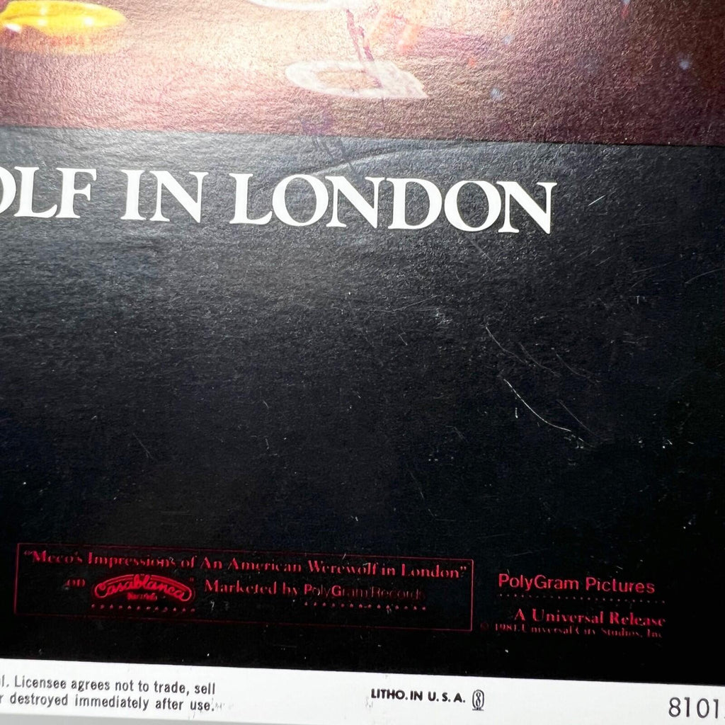 1981 An American Werewolf in London The Monster Orginal Movie Lobby Card No.5