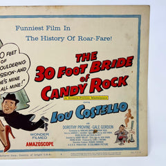 1959 The 30 Foot Bride Of Candy Rock Collectible movie Lobby Card No.1