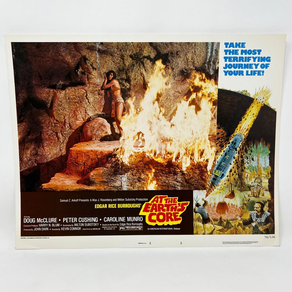 1976 At the earths Core Collectible movie Lobby Cards set of 8