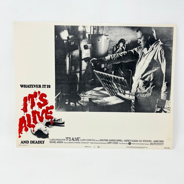 It's Alive And Deadly Horror Scfi Movie Lobby Cards Set of 8