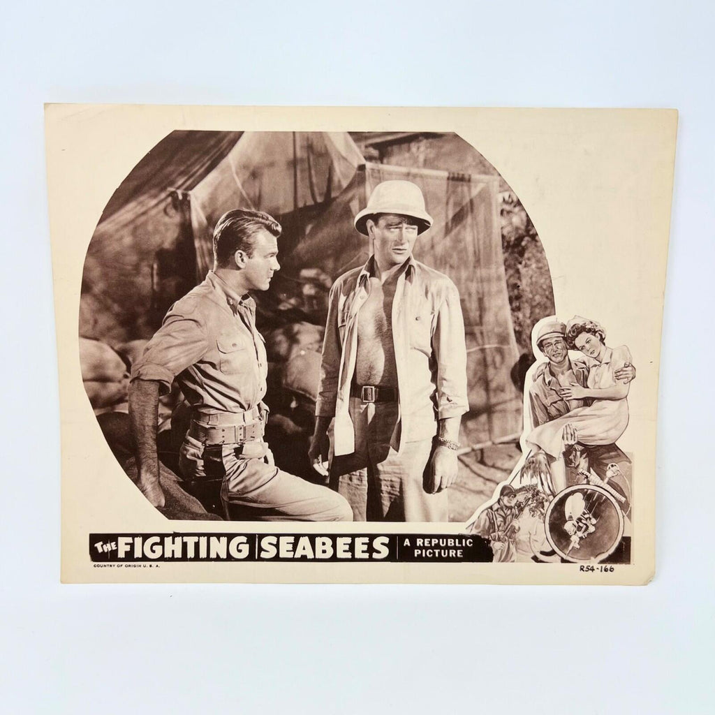 1954 The Fighting Seabees Lobby Card Movie Poster a