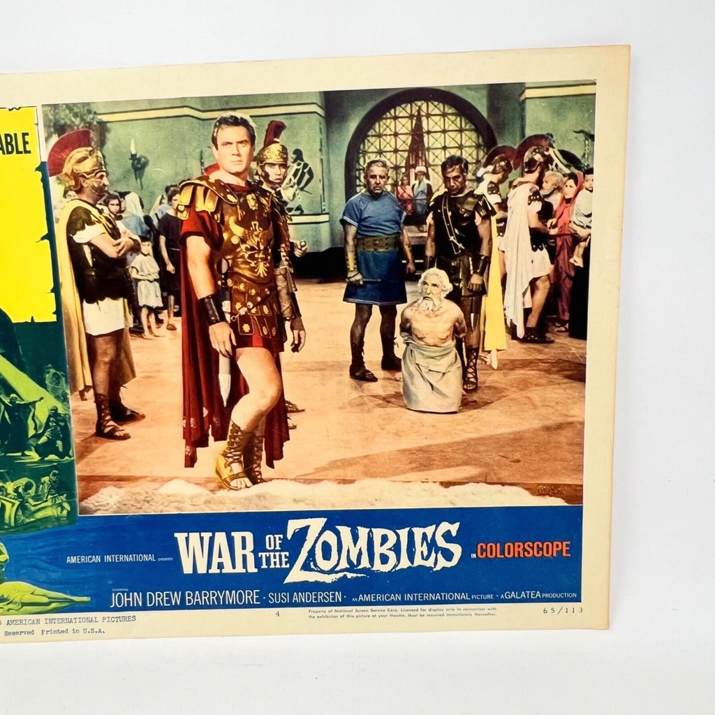 1965 War Of The Zombies Collectible  Movie Lobby Card No.4