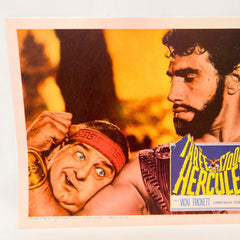 The Three Stooges Meet Hercules Original Movie Lobby Card (b)