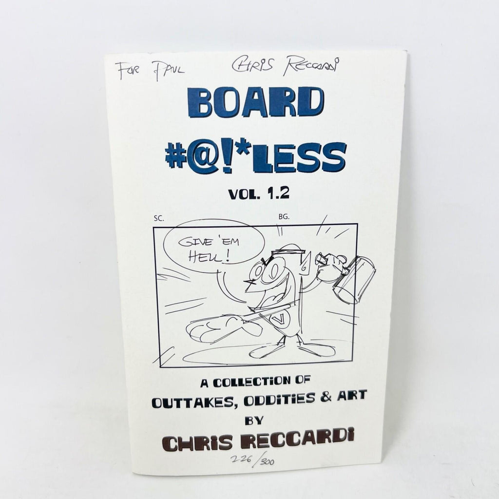 Board #@!*less Vol. 12 Chris Reccardi Art Book W Original Art Cover Signed 226
