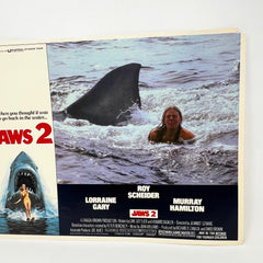 1978 Universal Studios Jaws 2 Horror Film Original Movie Lobby Card (b)