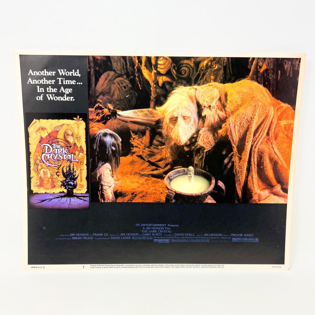 1982 The Dark Crystal Movie Sci-fi Lobby Card Poster No.1