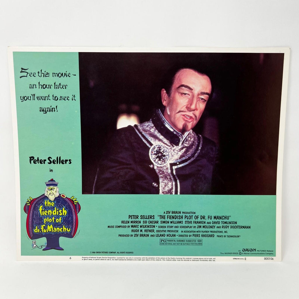 The fiendish plot of dr. fu manchu Lobby Card Set of 8