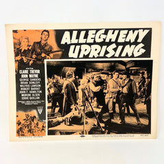 1957 Allegheny Uprising Original Movie Lobby Card Claire Trevor John Wayne b