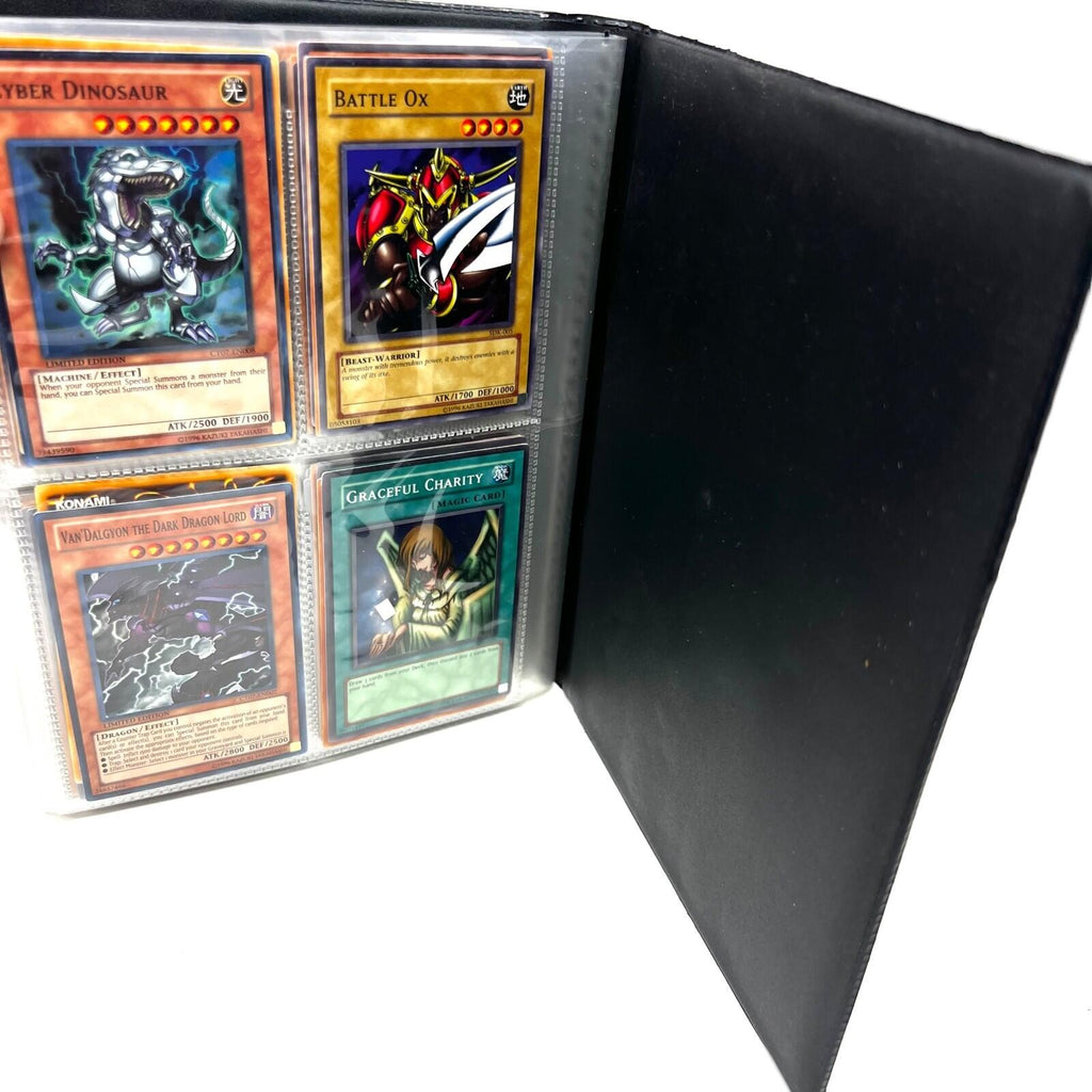 Konami Yugioh Yu-Gi-Oh 112 Trading Card Lot With Album