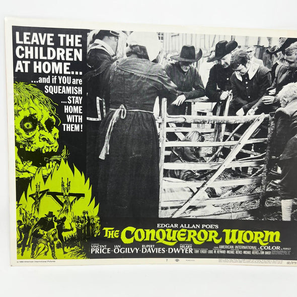 1968 The Conqueror Worm Collectible movie Lobby Card No.7
