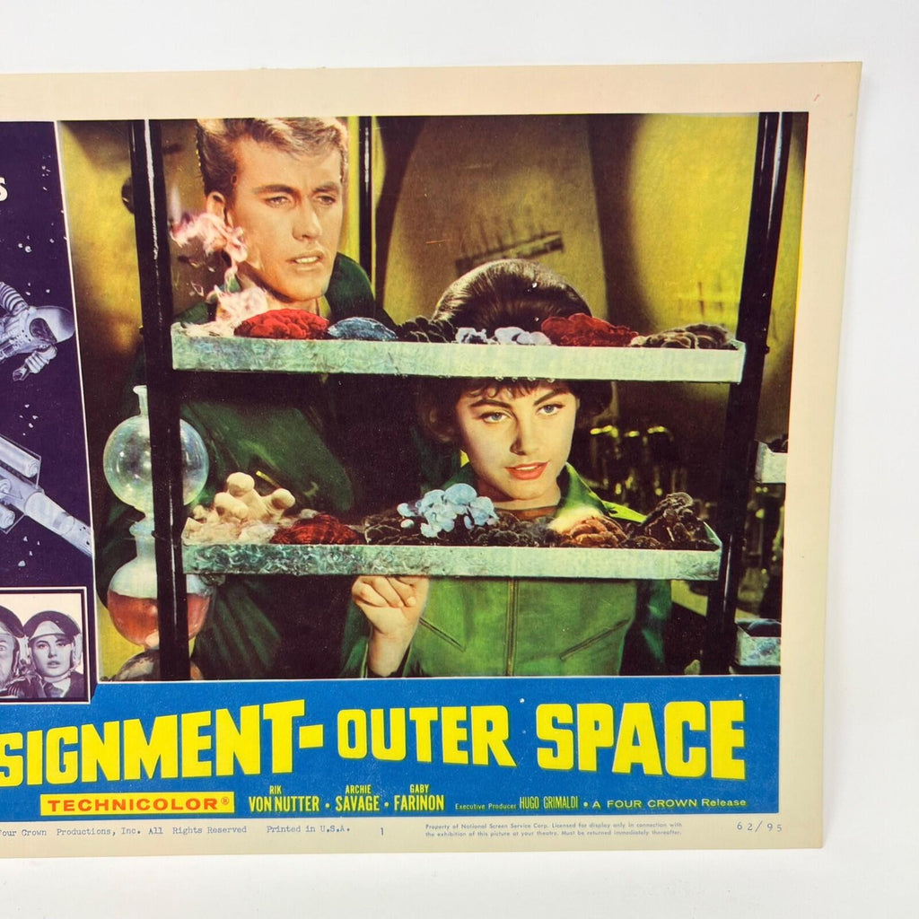 1962 Assignment - Outer Space  Movie Lobby Card No.1