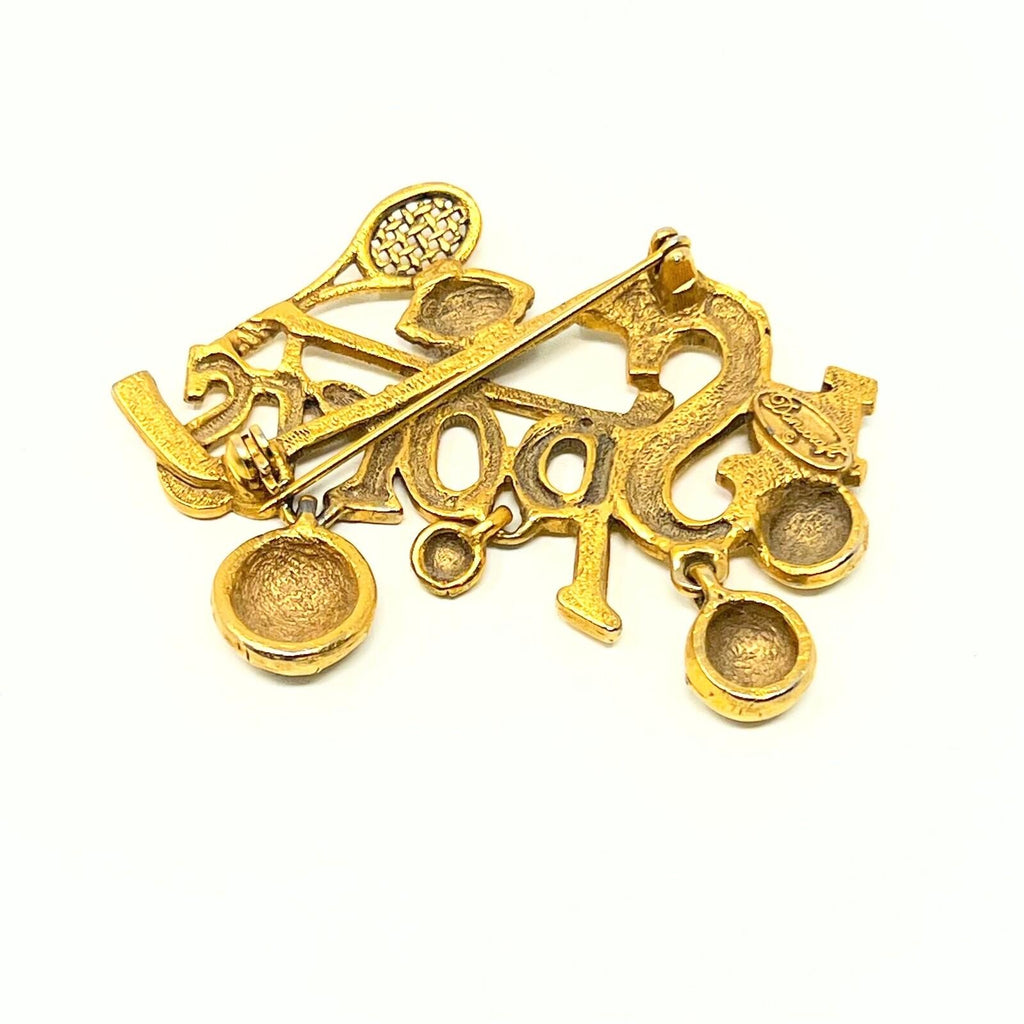 Vintage Danecraft Vintage Pin Love Sports Brooch Pin
