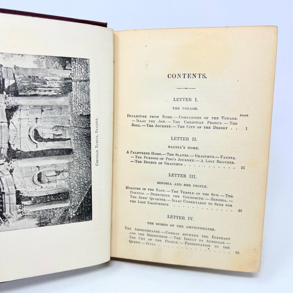 Vintage Book Zenobia, Queen OF Palmyra Hardcover