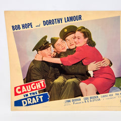Caught In The Draft Vintage Movie Lobby Card (b) Bob Hope Dorothy Lamour
