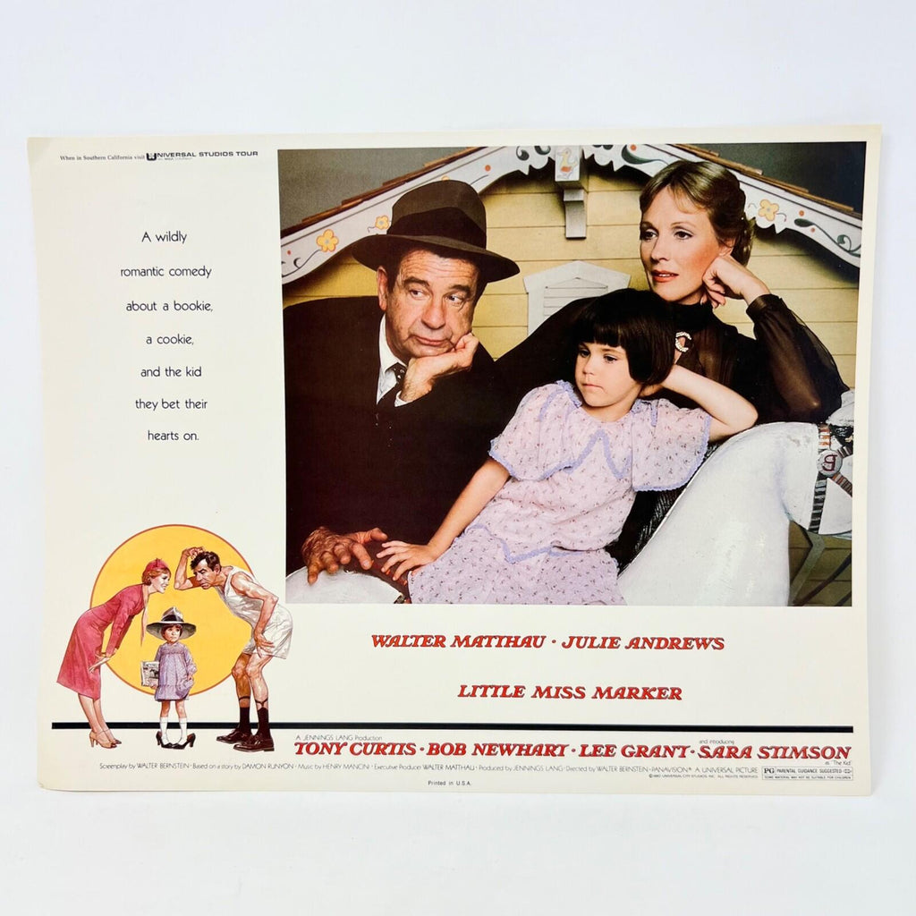 1980 Little Miss Marker Collectible movie Lobby Card (a)