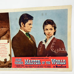 1961 Master Of The World Original Movie Lobby Card No.2 Jules Vernes Vince Price