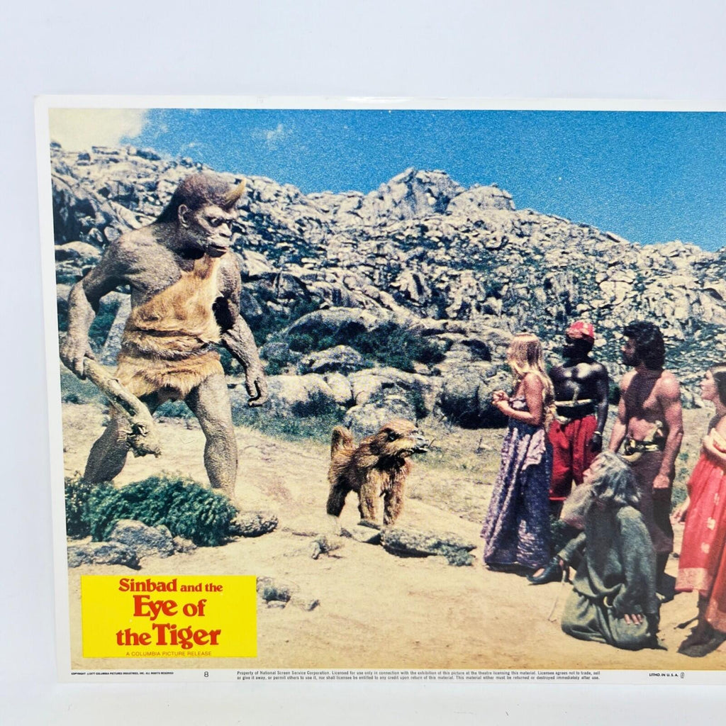 1977 Simbad and The Eye of the Tiger Collectible Movie Lobby Card No.8