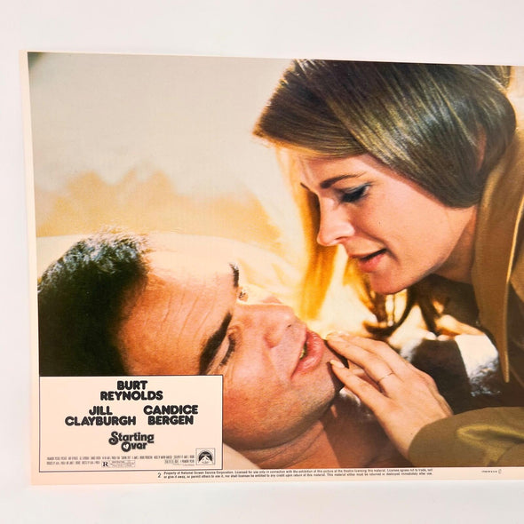 1979 Starting Over Vintage Movie Lobby Card No.2 Burt Reynolds Jill Clayburgh