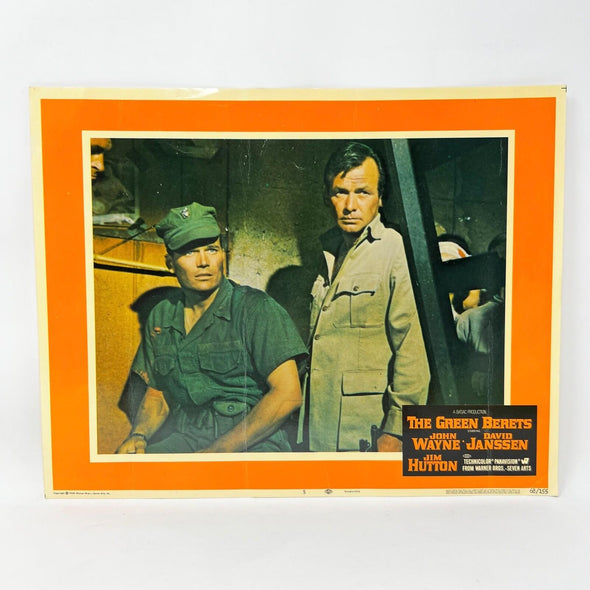 The Green Berets Movie Lobby Card John Wayne David Janssen Jim Hutton No.5