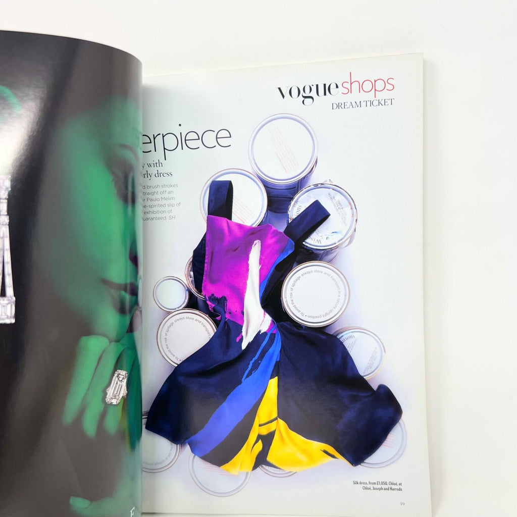 British Vogue UK Magazine April 2008 Victoria Beckham