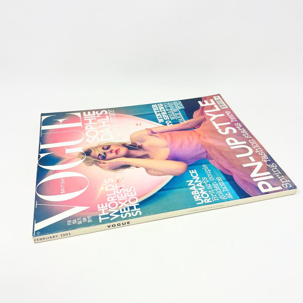 Vogue British Fashion Magazine February 2003 Sophie Dahl's The World's Sexiest S