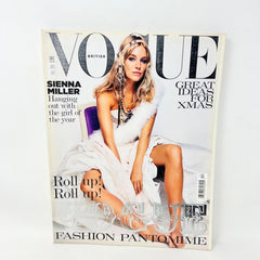 Vogue British Fashion Magazine December 2004 Sienna Miller