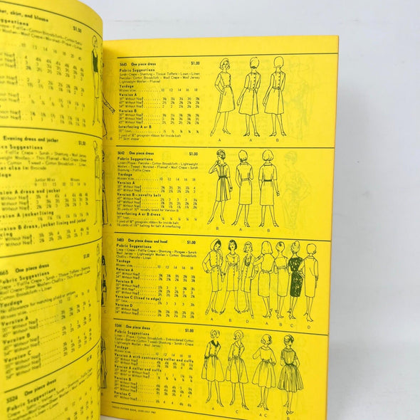 Vintage Vogue Pattern Book June July 1963