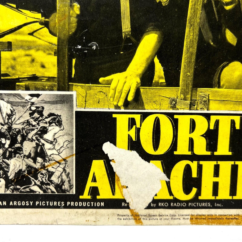 1948 Fort Apache original Lobby Card John Way Shirley Temple Henry Fonda
