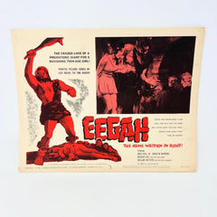 1962 Eegah the name written in blood Collectible movie Lobby Card No.7