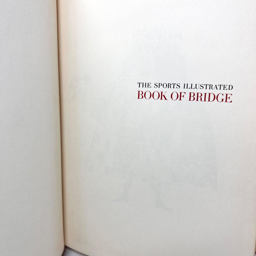 1961 The Sports Illustrated Book Of Bridge Hardcover Book Charles Goren
