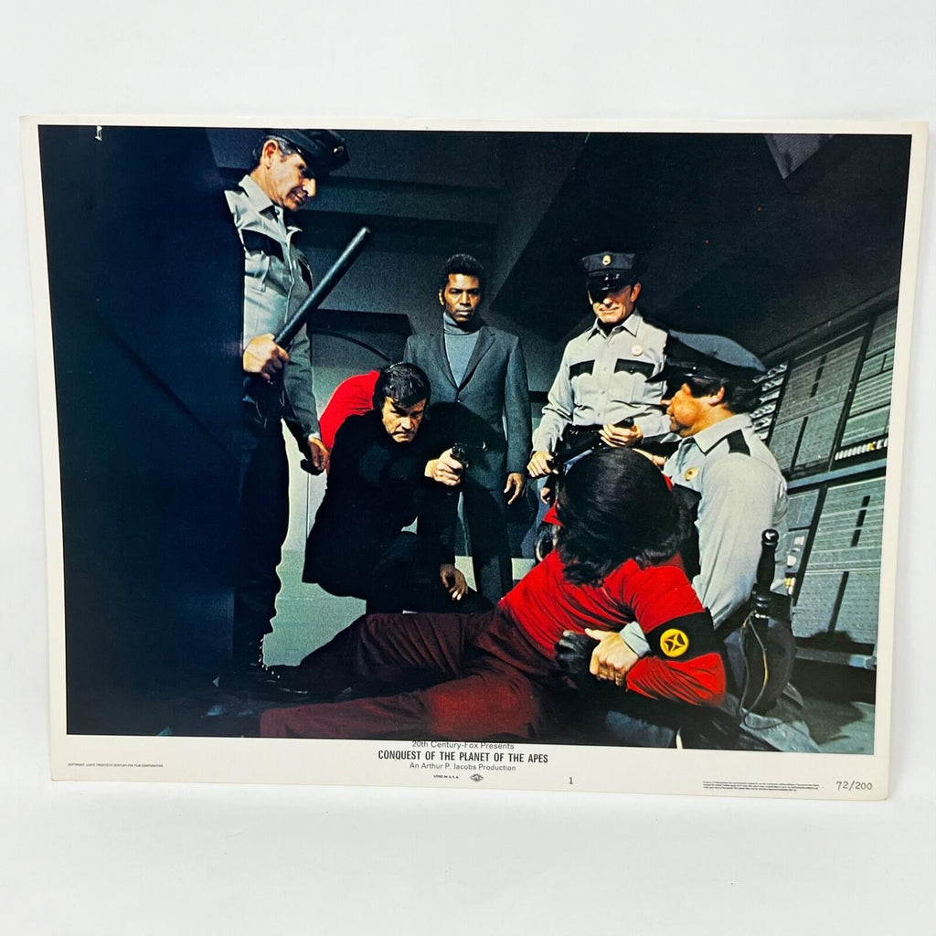 1972 Conquest of The Planet Of The Apes Collectible movie Lobby Card No.1