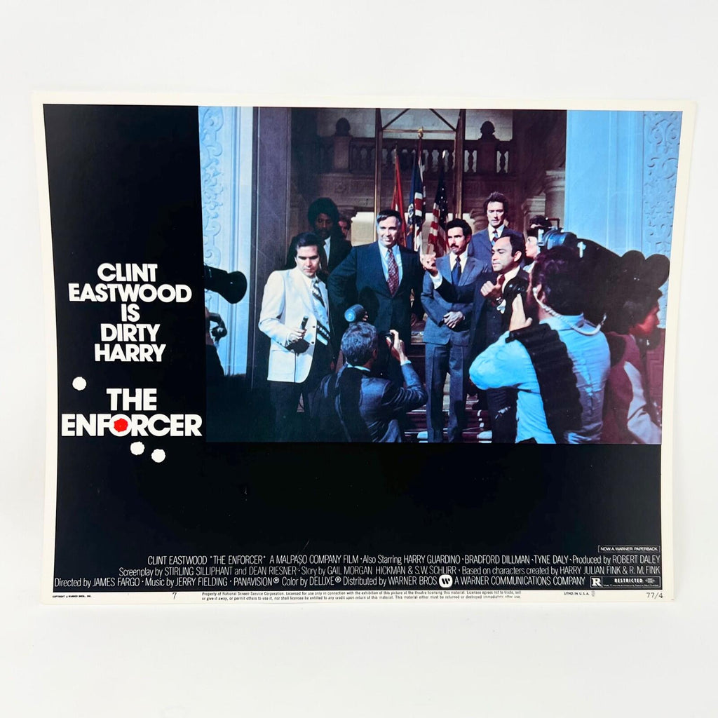 Clint Eastwood Is Dirty Harry The Enforcer Collectible movie Lobby Card set of 8