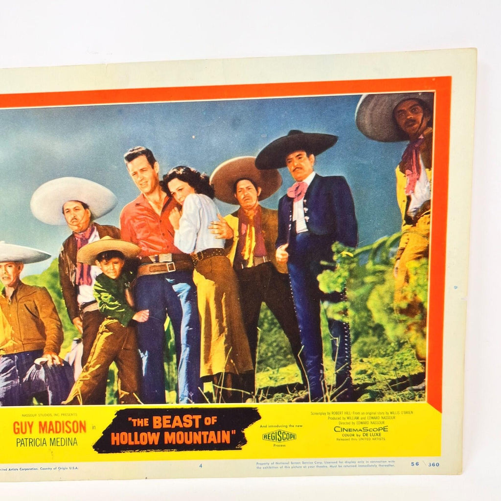1956 The Beast Of Hollow Mountain  Vintage Movie Lobby Card No.4 Guy Madison