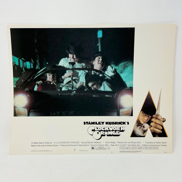 1972 Stanley Kubricks Clockwork Orange Horror Lobby Card Movie Posters No.2
