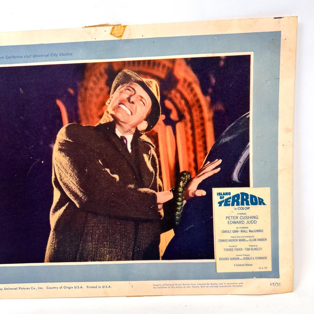1966 Island Of Terror In Color Original Movie Lobby Card No.1
