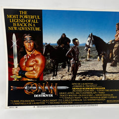 Connan The Destroyer Scifi Collectible movie Lobby Card set of 8