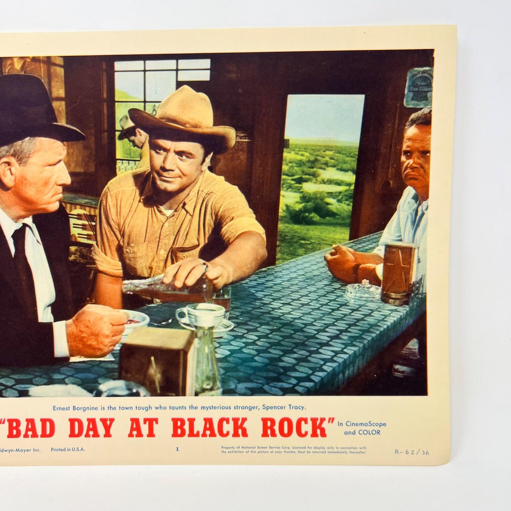 1961 Bad Day At Black Rock Lobby Card Movie Poster No.1
