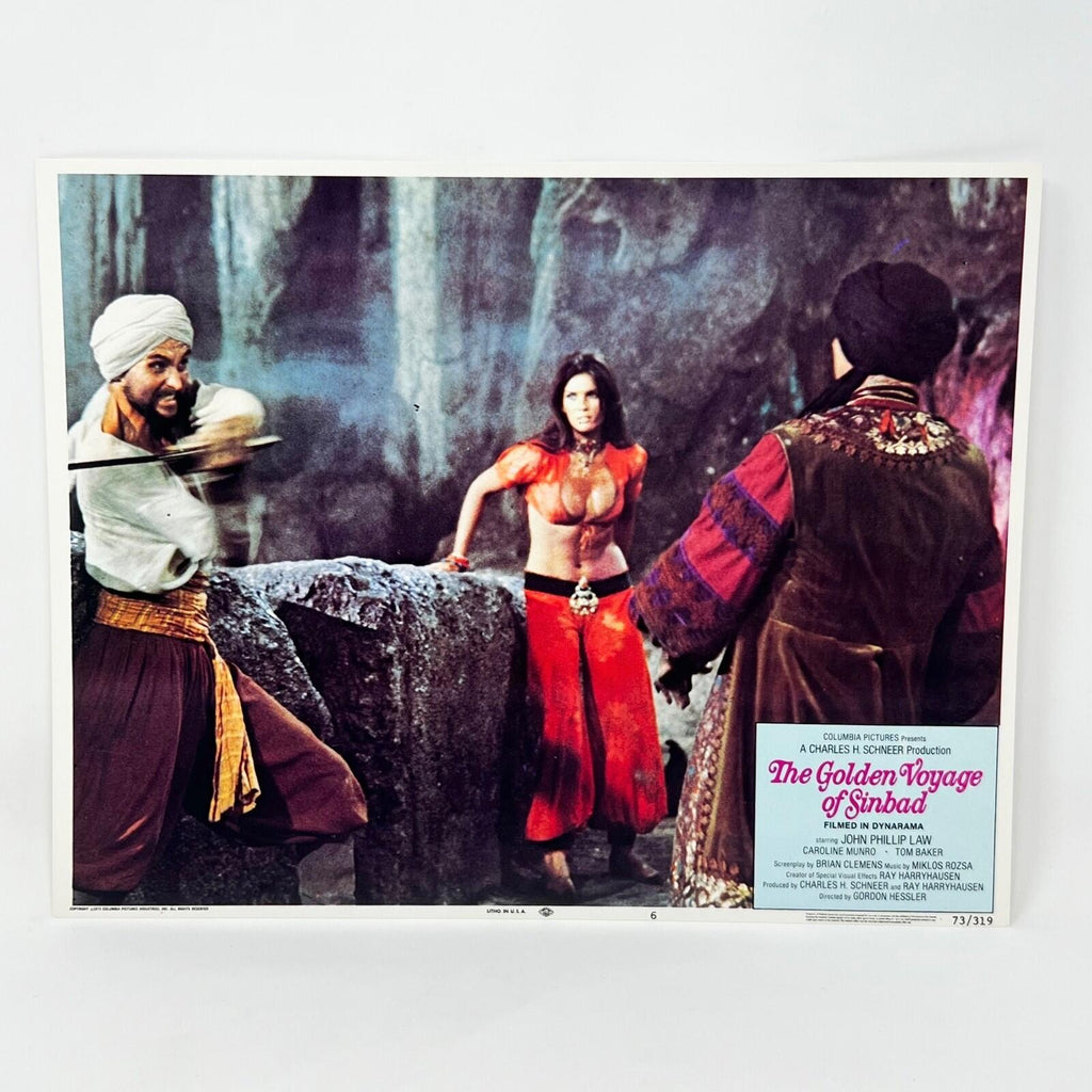 The Golden Voyage Of Simbad Collectible Lobby Card Poster Set of 7